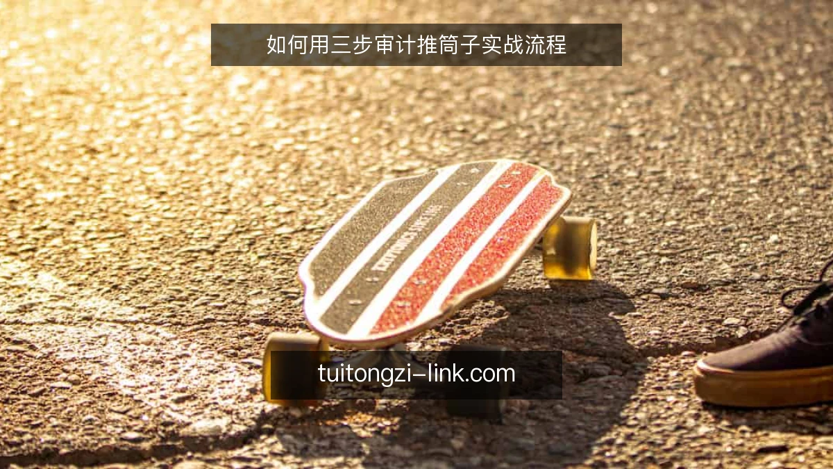 如何用三步审计推筒子实战流程
