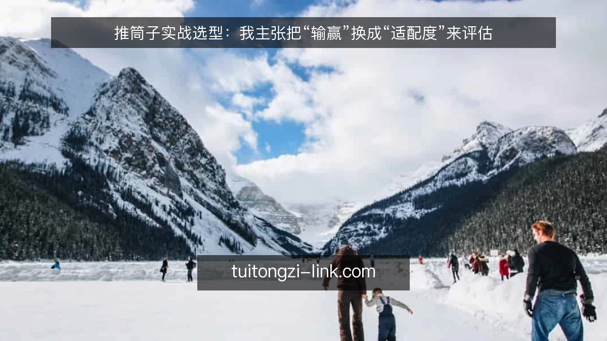 推筒子实战选型:我主张把“输赢”换成“适配度”来评估